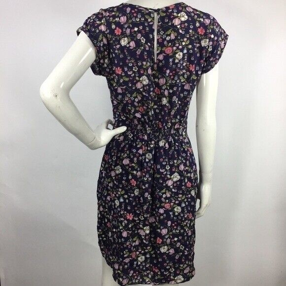 Rebecca Taylor Floral Tapestry Print Silk Dress - Picture 4 of 12